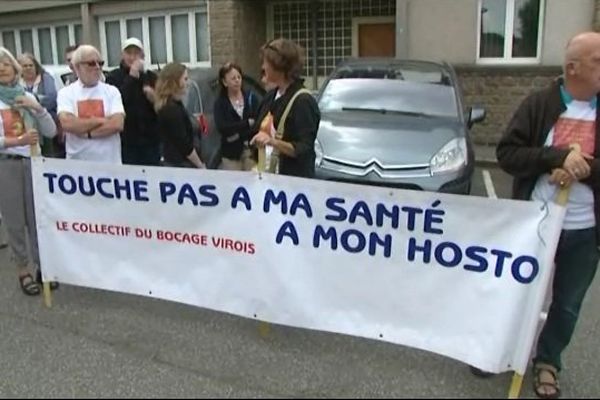 Mobilisation réduite ce jeudi matin pour demander la réouverture de la maternité de Vire.