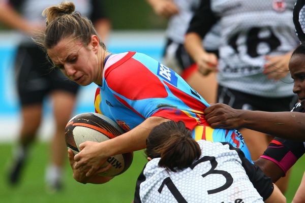 Rugby à XV, Usap Féminines contre Stade toulousain, novembre 2015.