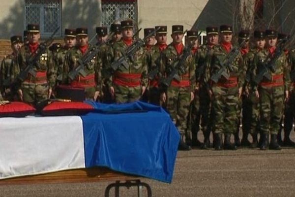 La Valbonne : une cérémonie d'hommage au sous-officier Pingaud - 14/03/13