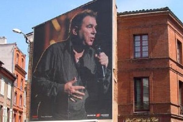 Claude Nougaro figure déjà sur les murs de Toulouse