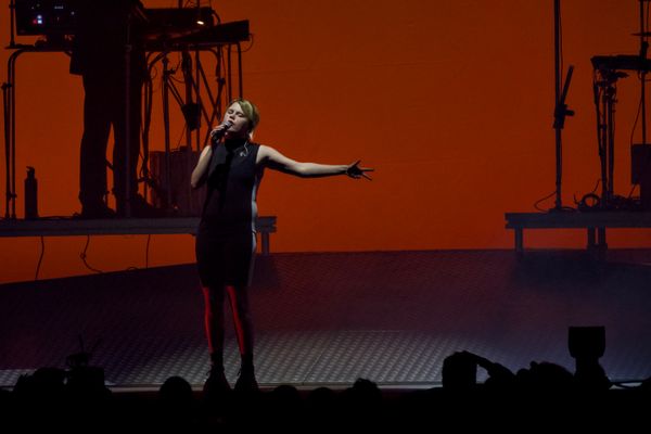 La chanteuse Zaho de Sagazan sur la scène du Printemps de Bourges