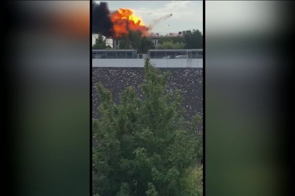 Une des explosions a été filmée