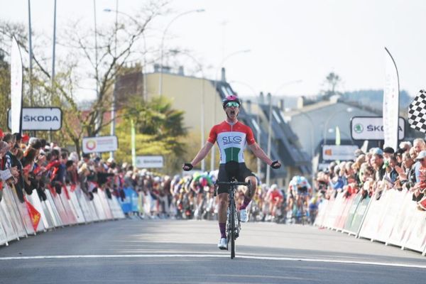 Le coureur hongrois Barnabás Peák a remporté ce vendredi 29 mars la cinquième étape du Tour de Normandie 2019