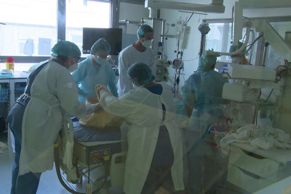 Au centre hospitalier universitaire de Dijon, le 18 septembre 2020.