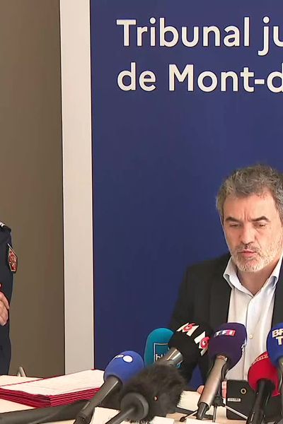 Conférence de presse du Procureur de la République de Mon-de-Marsan dans l'affaire Kendji Girac le jeudi 25 avril 2024.