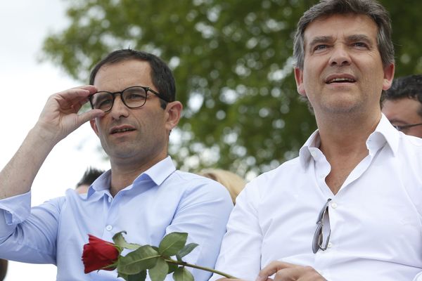 Benoît Hamon et Arnaud Montebourg