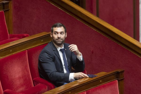 Julien Odoul à l'Assemblée nationale en novembre 2022.