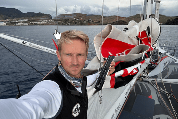 Maxime Sorel à l'abri à Madère