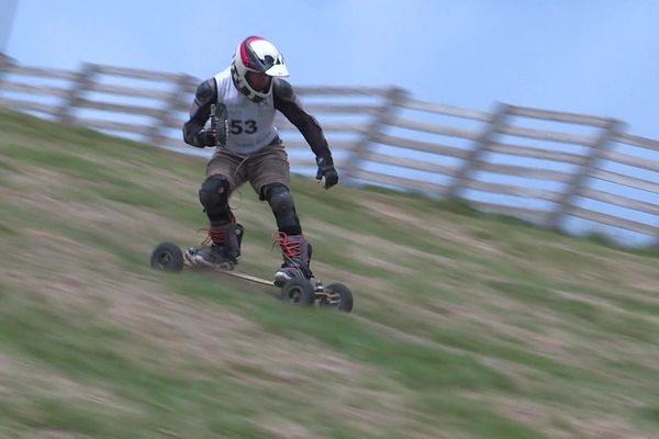 À Super-Besse dans le Puy-de-Dôme s'est déroulé le championnat du monde de mountainboard