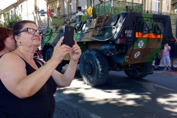 Les habitants de Brive nombreux pour le défilé des militaires du 126ème RI