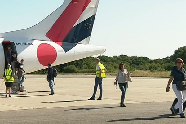 Le tarmac de l'aéroport de Lorient (56)