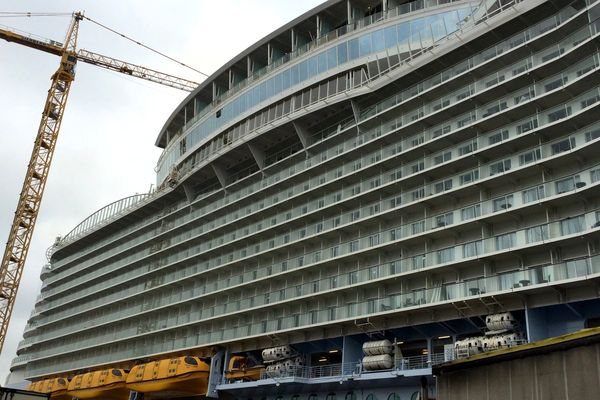 L'Harmony of the Seas, le dernier paquebot construit par les chantiers navals STX.