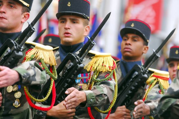 Des soldats du RICM de Poitiers