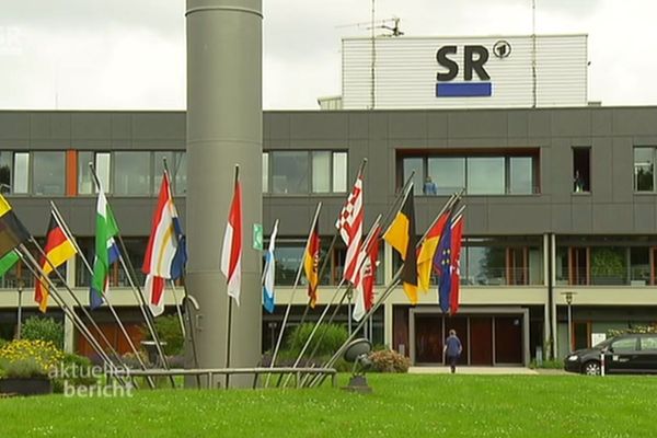 Le siège de la Saarländischer Rundfunk à Saarbruck