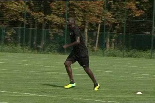 Guirane N'Daw à l'entraînement