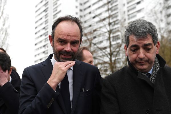 Édouard Philippe (à gauche) et Jean Rottner, président du conseil régional du Grand Est (à gauche), ici à Mulhouse en mars 2018, se retrouvent ce 19 octobre à Matignon pour renouer le dialogue entre l'exécutif et les élus de collectivités locales.