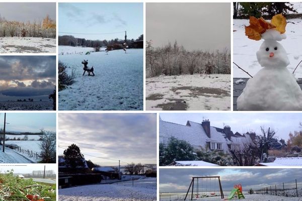 La neige est tombée sur une bonne partie de la région