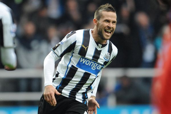 Yohan Cabaye, le 19 octobre dernier, après avoir inscrit un but pour les Magpies face à Liverpool, dans la Ligue anglaise de football. 