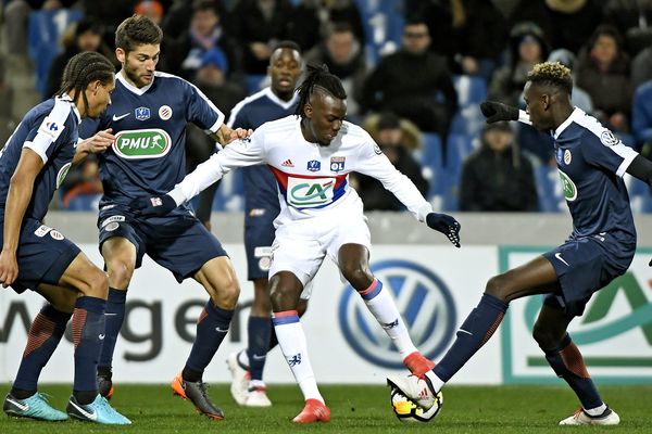 L'OL l'avait emporté 2 buts à 1 sur le terrain de Montpellier mercredi.