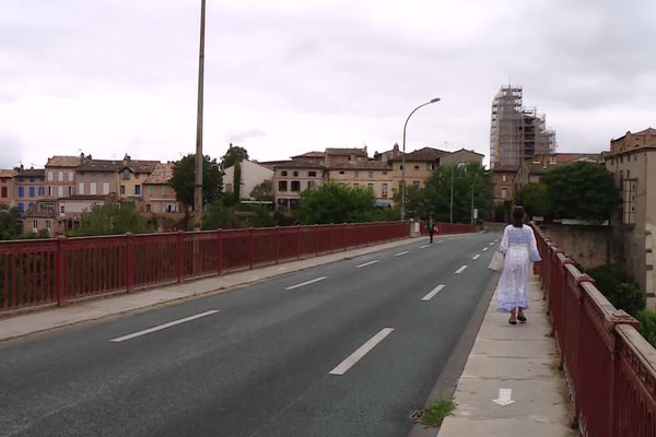 le pont entre Rabastens et Couffouleux