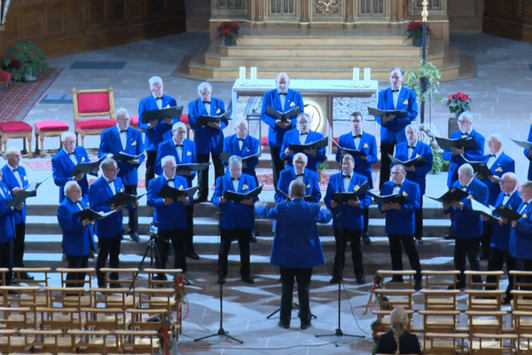 Concert de Noël du Chœur 1856 en l'église des Jésuites de Molsheim, samedi 16 décembre à 20 heures.