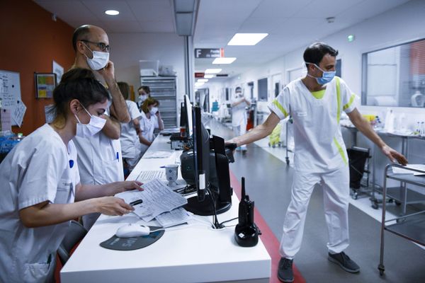 Photo archives 29/04/2020. Le Centre Hospitalier Régional d'Orléans (CHRO) fait partie des hôpitaux dans l'impasse financière.