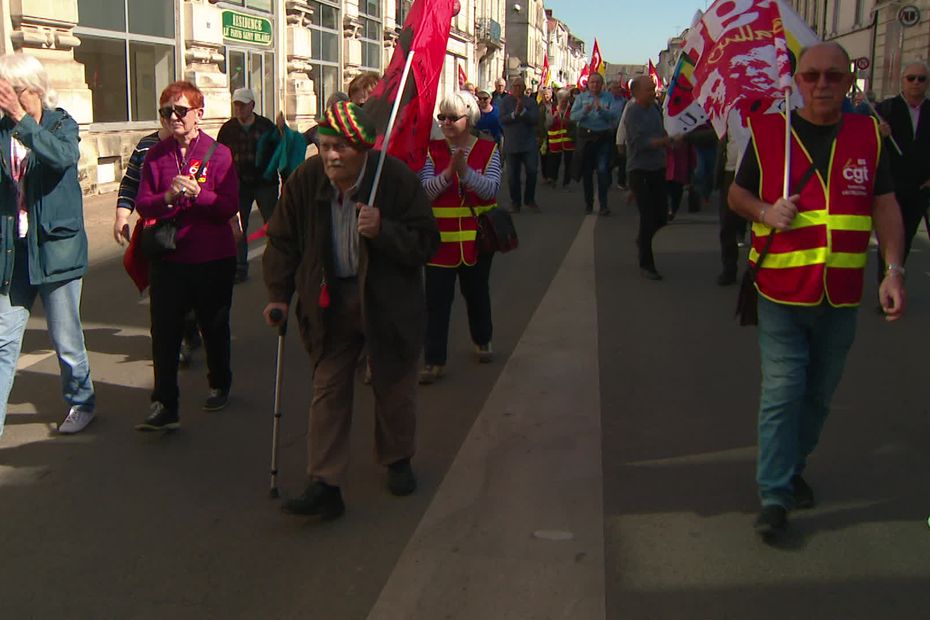 Regional demonstration for the defense of pensions