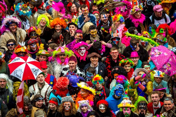 Lors du carnaval de Dunkerque, en 2017.