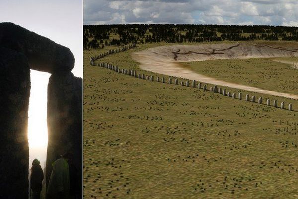 Les archéologues ont mis au jour quelque 90 pierres couchées et enterrées à proximité de Stonehenge.