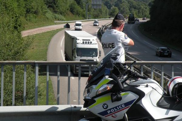 Le conducteur du camion frigorifique a été interpellé en excès de vitesse à plusieurs reprises