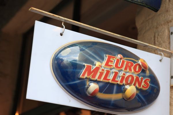 Une enseigne du jeu de loterie Euromillions (illustration)