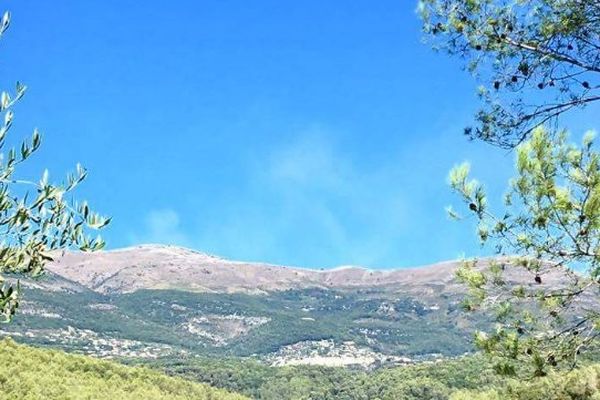 L'incendie s'est déclaré sur le plateau de Saint-Barnabé.