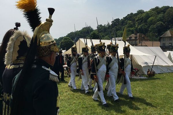 Le bivouac napoléonien installé à Val de la Haye (Seine-Maritime)