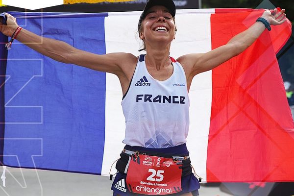 Blandine L'Hirondel est de nouveau championne du monde de trail long.