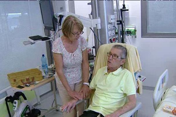 Il y a quatre mois, Gérald Rouhier a subi la première implantation de coeur artificiel total réalisée par le CHU de Dijon. 