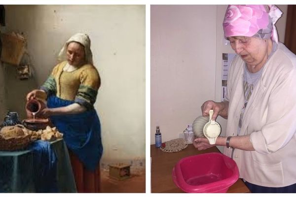 La laitière de Vermeer et l'interprétation d'une résidente de l'Ehpad