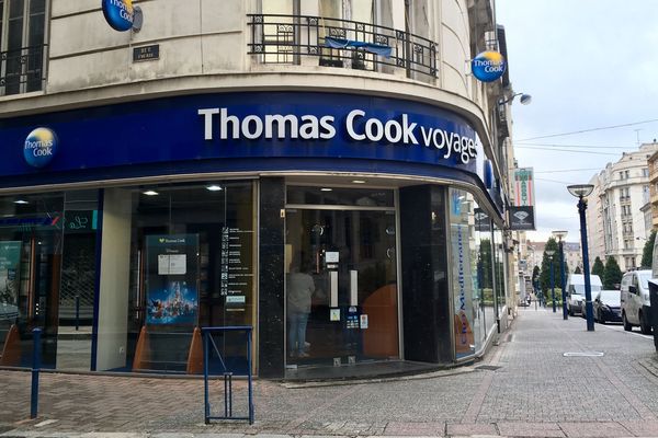 Agence Thomas Cook, à Limoges.