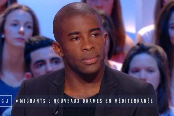 Rio Mavuba (LOSC) sur le plateau du Grand Journal