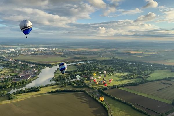 La Côte Chalonnaise, vue du ciel !