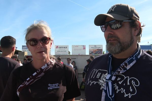 Véro et Seb ont fait le déplacement jusqu'au stade Sainte-Germaine du Bouscat pour donner de la force aux Girondins de Bordeaux.