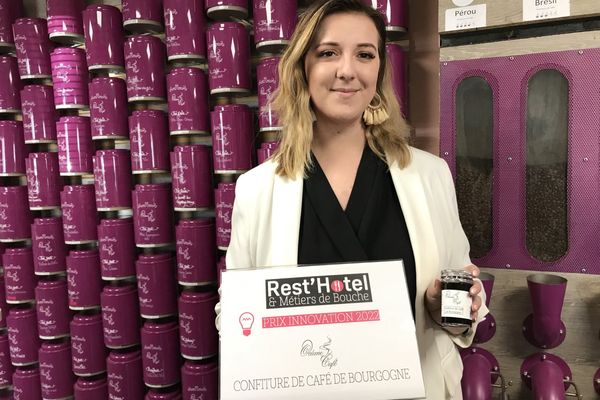 La confiture créée par Océane Café a remporté le prix de l'innovation en mars 2022