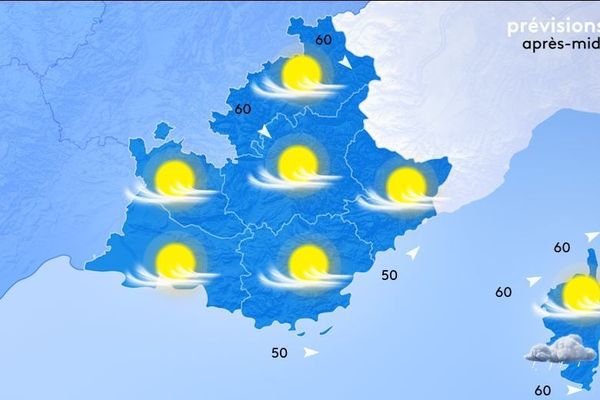 Prévisions de Météo France pour le samedi 9 février 2019.