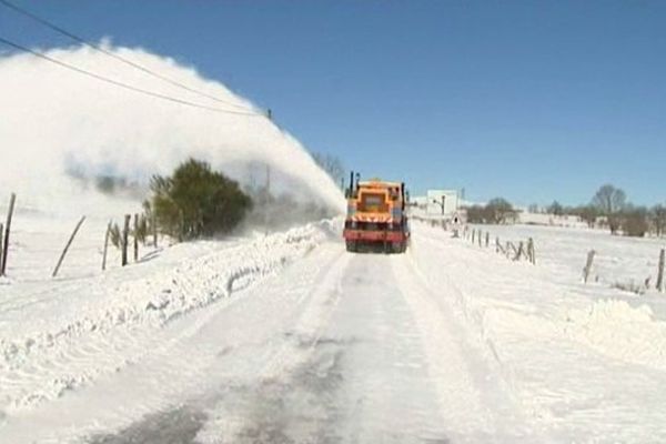 Les routes de l'Aubrac sont dégagées