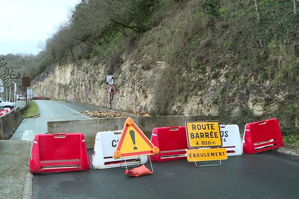 Une falaise qui menace de s'ébouler, nouvel argument selon le Président du Département pour relancer le chantier de la déviation