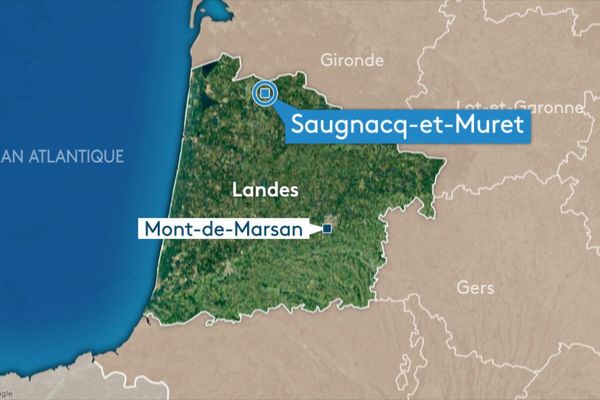 L'accident est survenu à Saugnacq-et-Muret, vers 17 heures. 