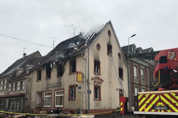 Incendie au coeur d'Haguenau.