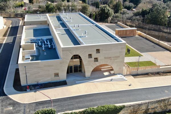 Le groupe scolaire La romaine, à Vers-Pont-du-Gard, a été inauguré en juin dernier.