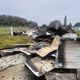 À l'arrivée des secours, il ne restait plus grand-chose du bâtiment agricole où le feu s'est déclaré.