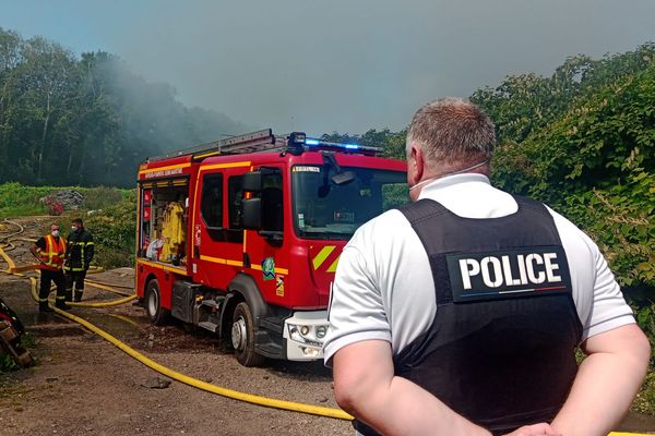 L'incendie a mobilisé près de 73 sapeurs-pompiers.