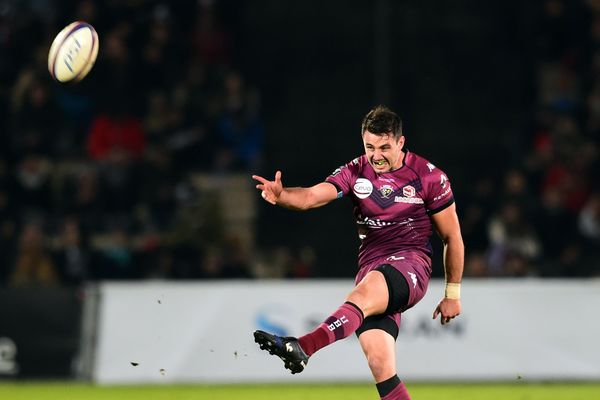 La victoire des Bordelais face à Agen en Top 14 ici Jean-Baptiste Dubie